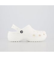 Crocs Platform Clogs White