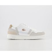 Lacoste T-clip222 Trainers WHITE LIGHT PINK