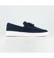 TOMS Trvl Lite Penny Loafers Navy Suede