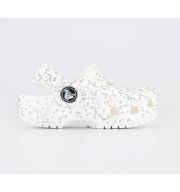 Crocs Classic Clogs T Starry Glitter White