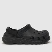 Crocs black duet max ii clog Junior sandals