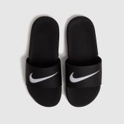 Nike black & white kawa Youth sandals