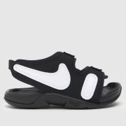 Nike black & white sunray adjust 6 Toddler sandals
