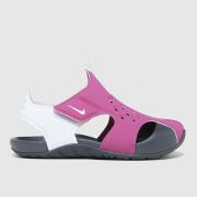 Nike pink sunray protect 2 Girls Toddler sandals