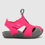 Nike pink sunray protect 2 Girls Toddler sandals