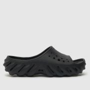 Crocs echo slide sandals in black