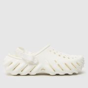 Crocs echo clog sandals in white
