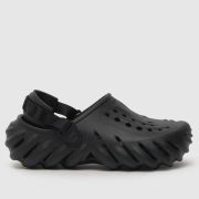 Crocs echo clog sandals in black