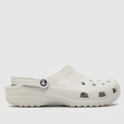 Crocs classic clog sandals in light grey