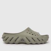 Crocs echo slide sandals in grey