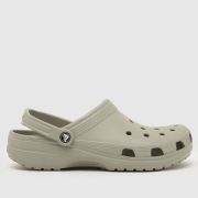 Crocs classic clog sandals in taupe