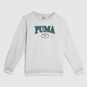PUMA kids squad sweatshirt in light grey