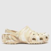 Crocs classic marble clog sandals in multi