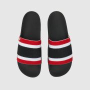 HUNTER BOOTS elastic slider sandals in red