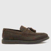 H BY HUDSON cato loafer shoes in brown
