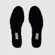 HUNTER BOOTS black luxury shearling insoles