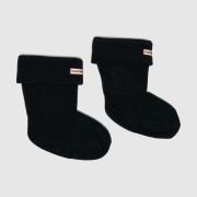 HUNTER BOOTS black short welly sock