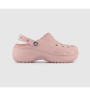 Crocs Classic Platform Lined Clogs Pink Clay