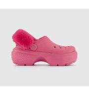 Crocs Stomp Lined Clogs Hyper Pink