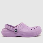 Crocs lilac classic lined clog Girls Youth sandals