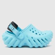 Crocs pale blue echo clog Toddler sandals