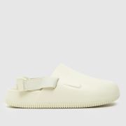 Nike calm mule sandals in off-white