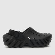 Crocs black echo clog Junior sandals