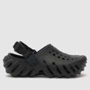 Crocs black echo clog Youth sandals