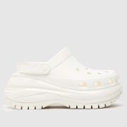 Crocs mega crush clog sandals in white