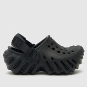 Crocs black echo clog Toddler sandals