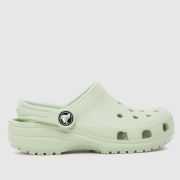 Crocs light green classic clog Junior sandals