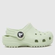 Crocs light green classic clog Toddler sandals