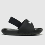 Nike black & white kawa Toddler sandals