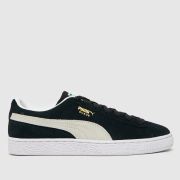 PUMA black & white suede classic xxi Youth trainers