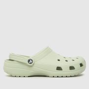 Crocs classic clog sandals in light green