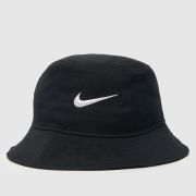 Nike black & white apex swoosh bucket hat
