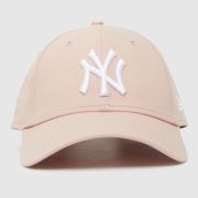 New Era pale pink league essential 9forty cap