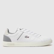 Lacoste europa trainers in white & grey