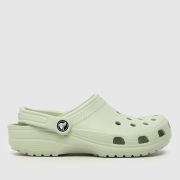 Crocs light green classic clog Youth sandals