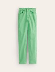 Mid Rise Slim Leg Jeans Green Women Boden, Ming Green