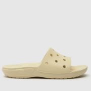 Crocs classic slide sandals in stone