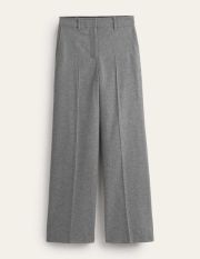 Westbourne Wool Trousers Grey Women Boden, Charcoal Marl