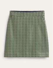 A-Line Multi Mini Skirt Multi Women Boden, Jacquard