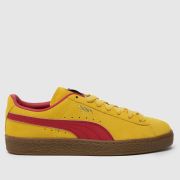 PUMA suede terrace trainers in yellow