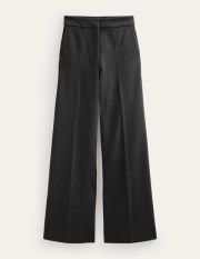 Westbourne Ponte Trousers Grey Women Boden, Charcoal Marl