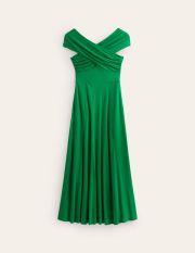 Bardot Jersey Maxi Dress Green Women Boden, Green Tambourine
