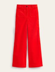 Westbourne Corduroy Trousers Red Women Boden, Admiral