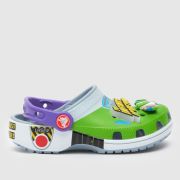 Crocs green multi classic toy story buzz clog Boys Junior sandals