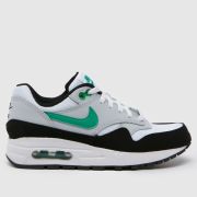 Nike white multi air max 1 Youth trainers