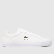 Lacoste lerond pro leather trainers in white